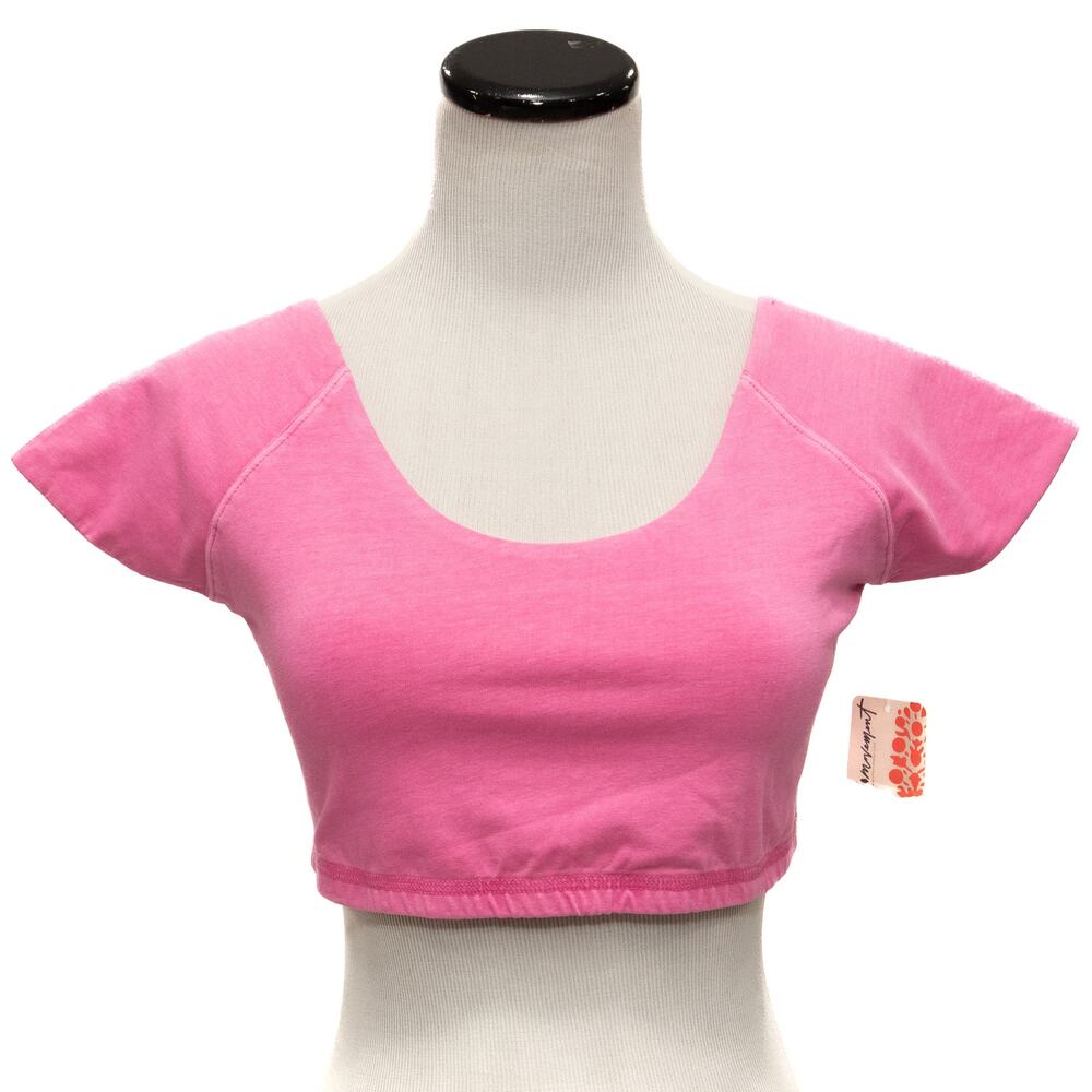 New Free People FP Movement Magenta Minx Crop Top Size Medium